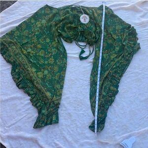 Gardenbelle fairy cinched crop top